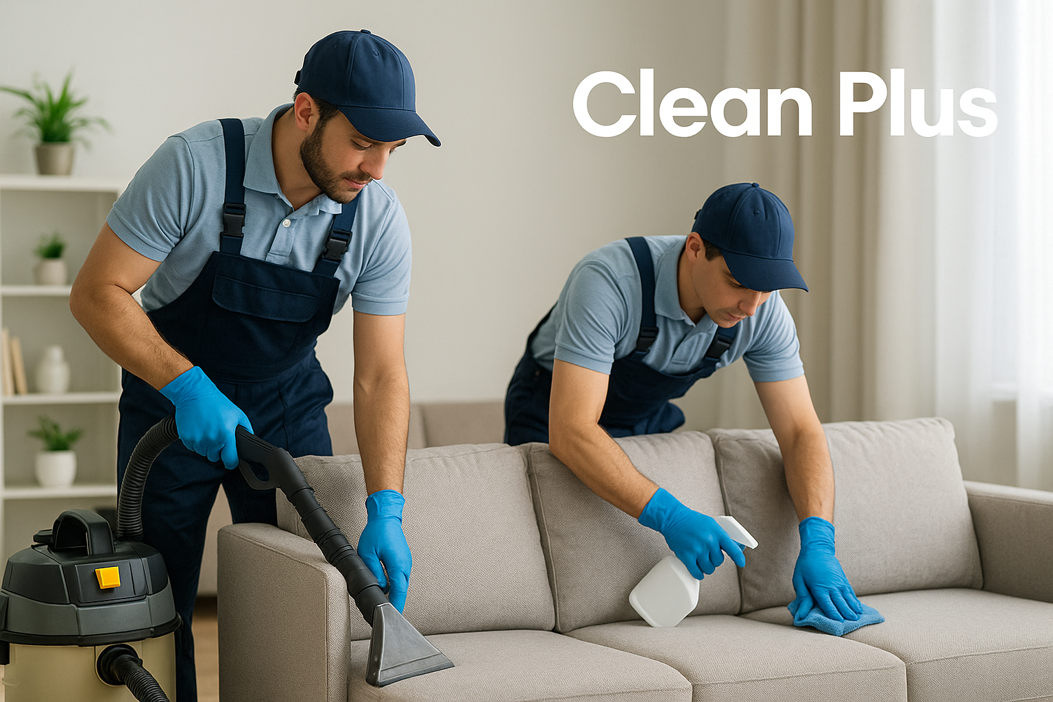 تنظيف احترافي في غرفة المعيشة